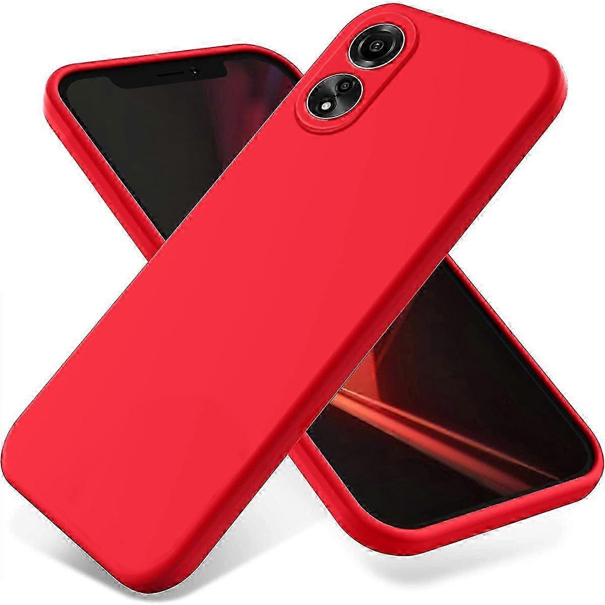 Solid Color Liquid Silicone Dropproof Full Coverage Phone Case 26s