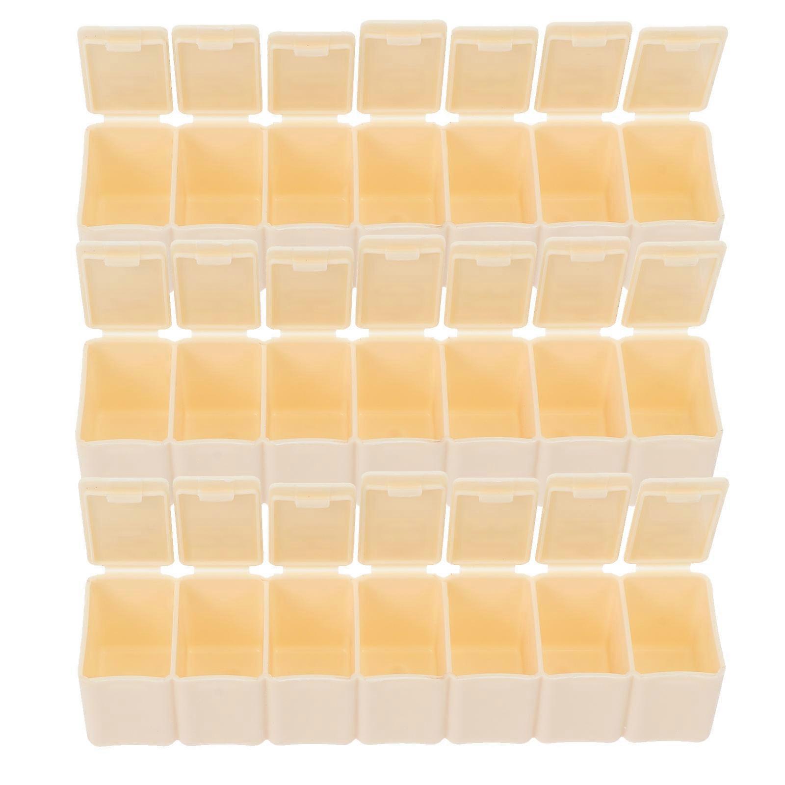 Medicine Organizer Type Box for Storage 3Pcs Compartments Holder