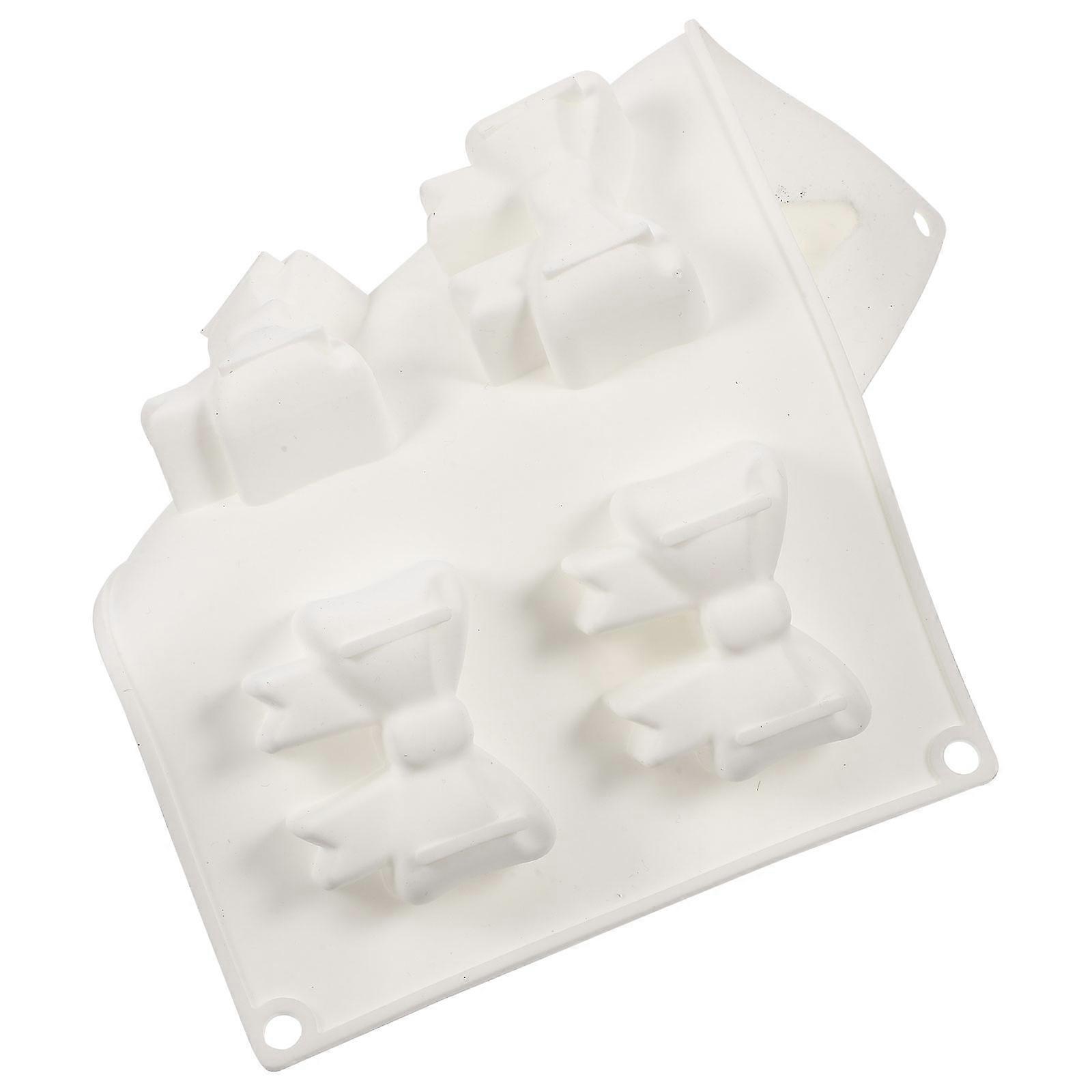 White Silicone Cookie Mold for Baking Bowknot Shape Tool