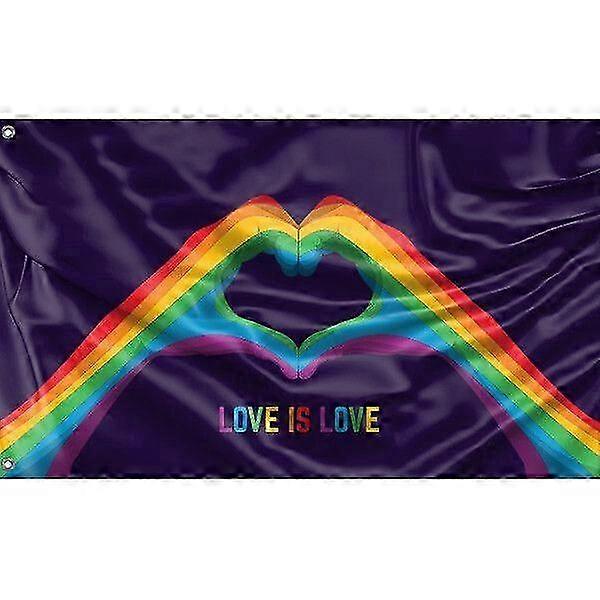 Lgbt Pride Love Is Love Flag