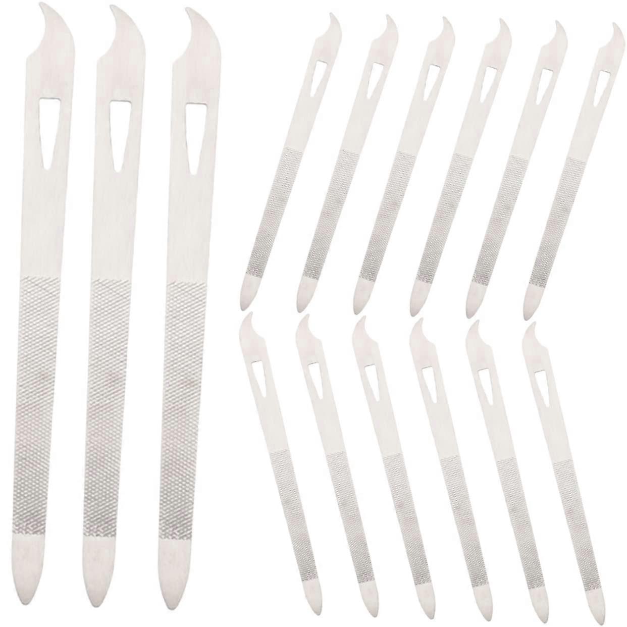 15pcs Manicure Tool Kit with DoubleSided Nail Files for Precise Edge Shaping