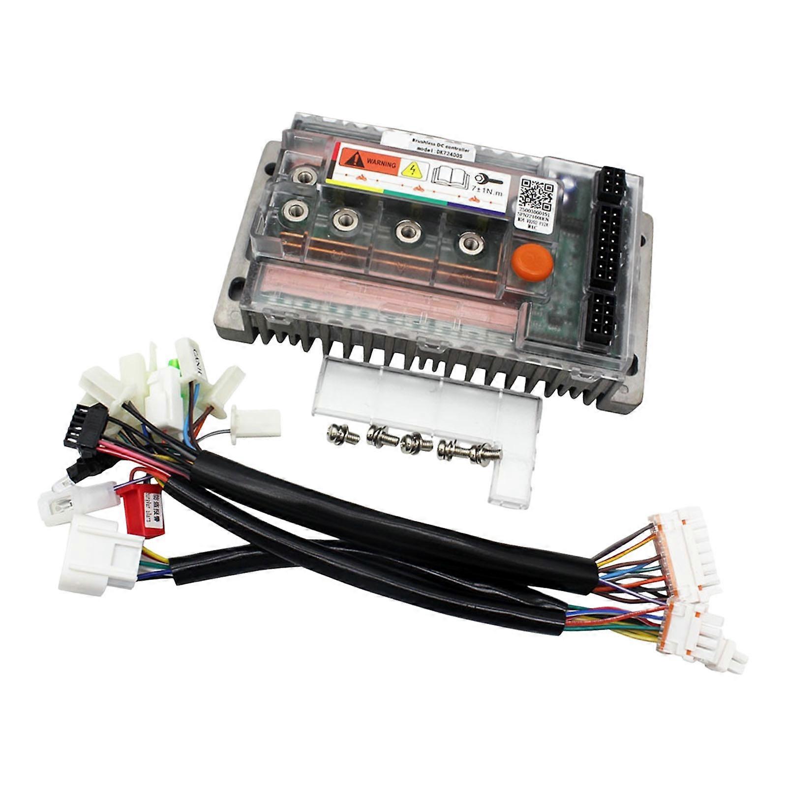 Easy Install High Efficiency Aluminum Housing Programmable Motor Controller for EVs and Scooters Featuring High Efficiency and Reliability Multicolor