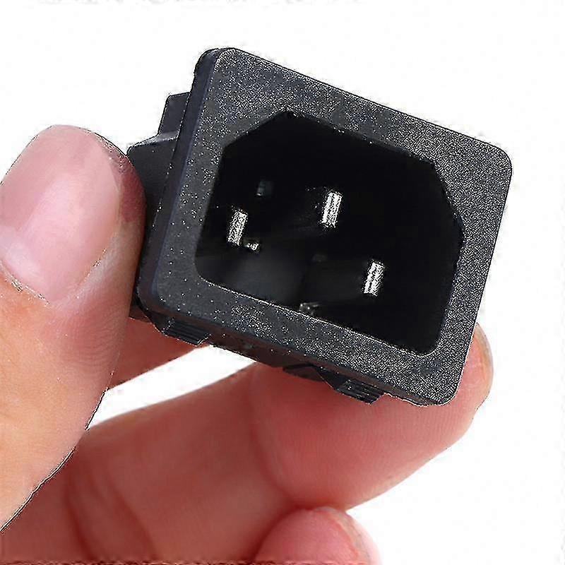 3-Pin 250V 10A Rocker Switch AC Inlet Socket Connector