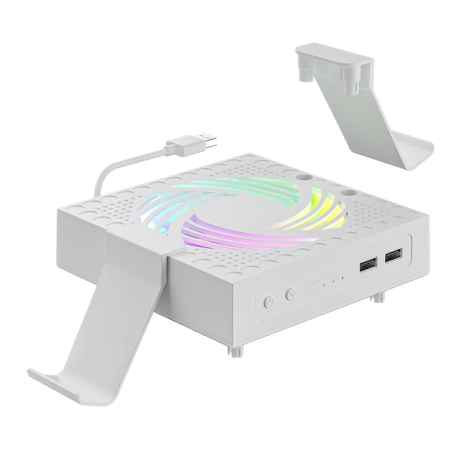 Gaming Console Cooling Fan with Automatic Temperature Control, 3Speed Quiet Cooler for Series