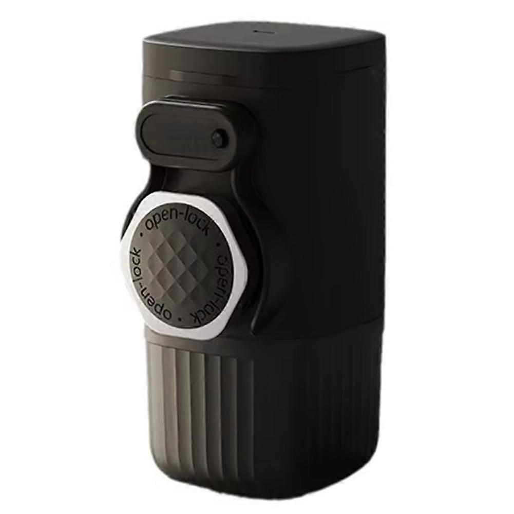 Portable Espresso Maker with Easy HandPress Operation, Capsule Compatible Manual Coffee Maker for Travel