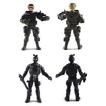 6-teiliges Set Militär-Soldaten-Bausatz, Mini-Actionfiguren, Kinderspielzeug, Sonstiges