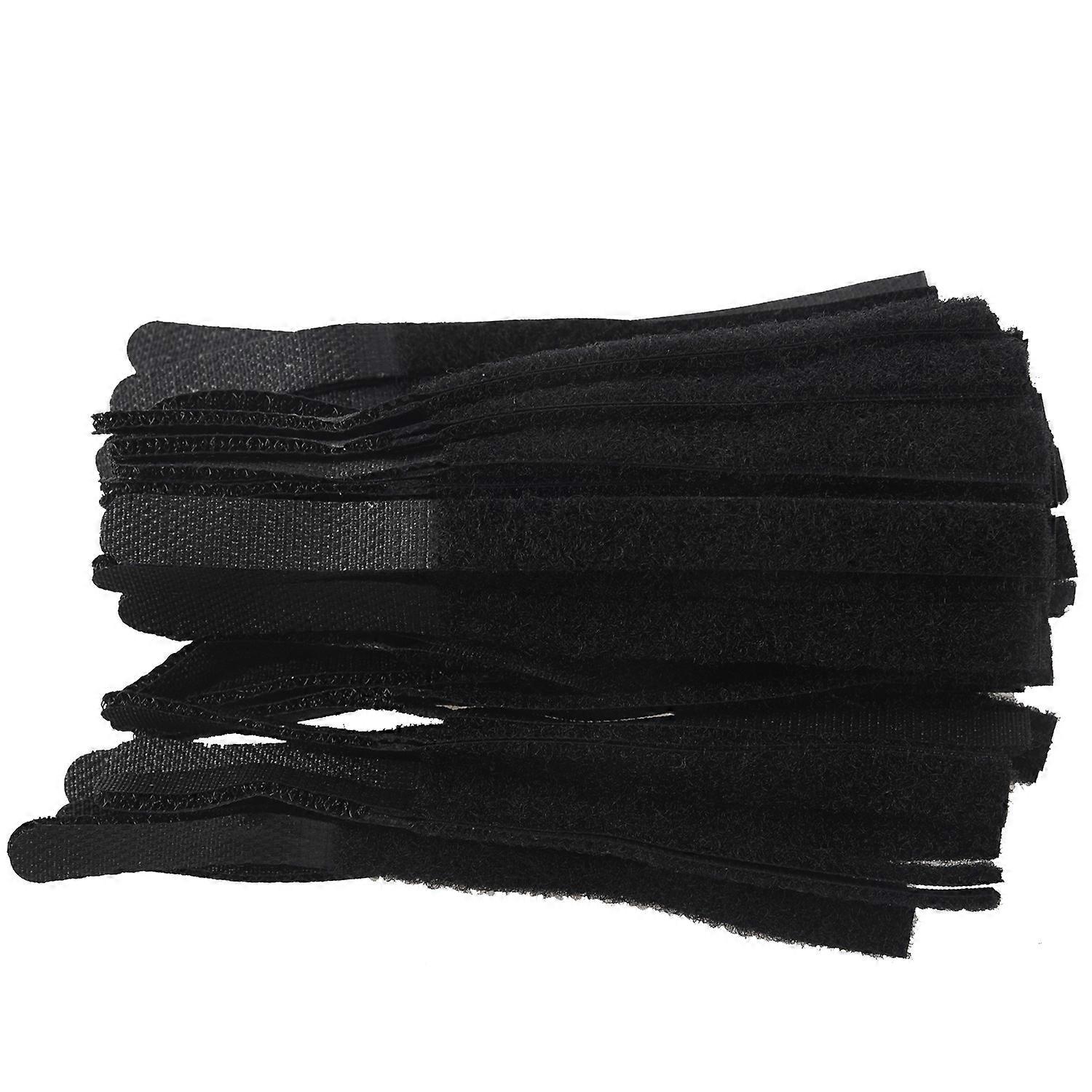 Approximately 100pcs Cable Ties Black Straps