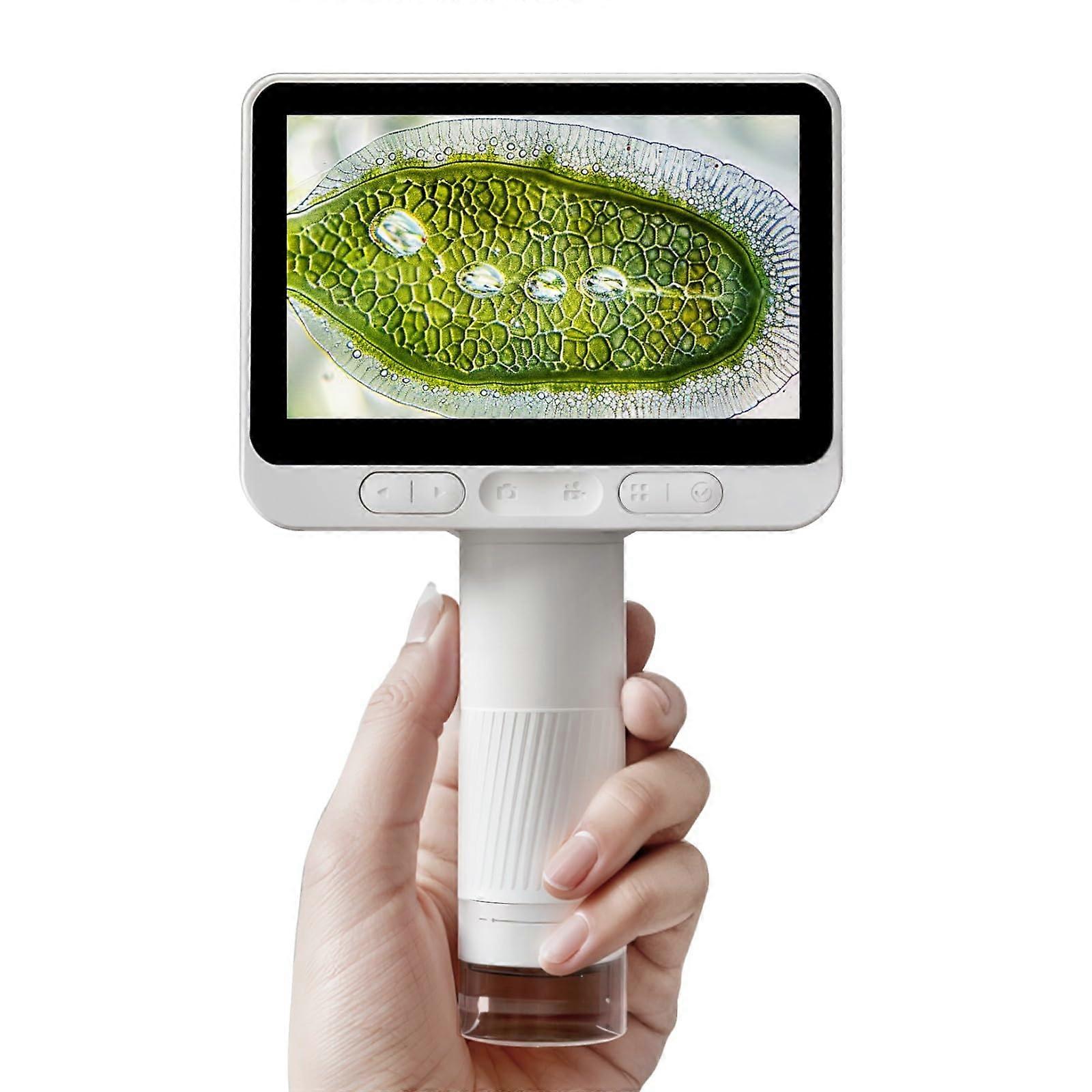 Digital Microscope 1600X HD Imaging with Screen, Portable Educational Science Kit for Kids