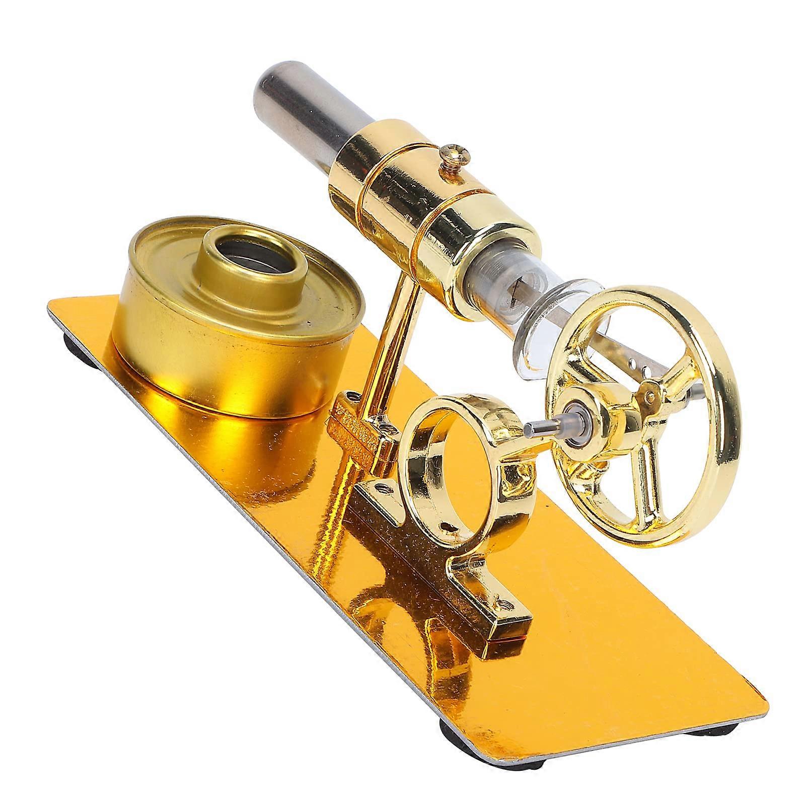 Stirling Engine Model with Flywheel Thermodynamic Generator Kit for Classroom Physics Experiments