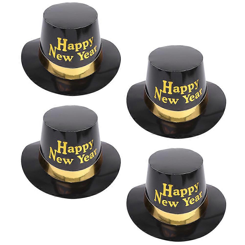 Tops Hat for Decor 4Pcs Creative New Year Party Hats