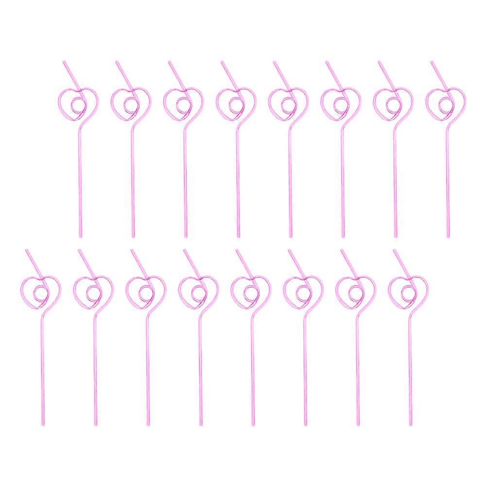 Reusable Heart Straws Drinking Straw for Home Use Set