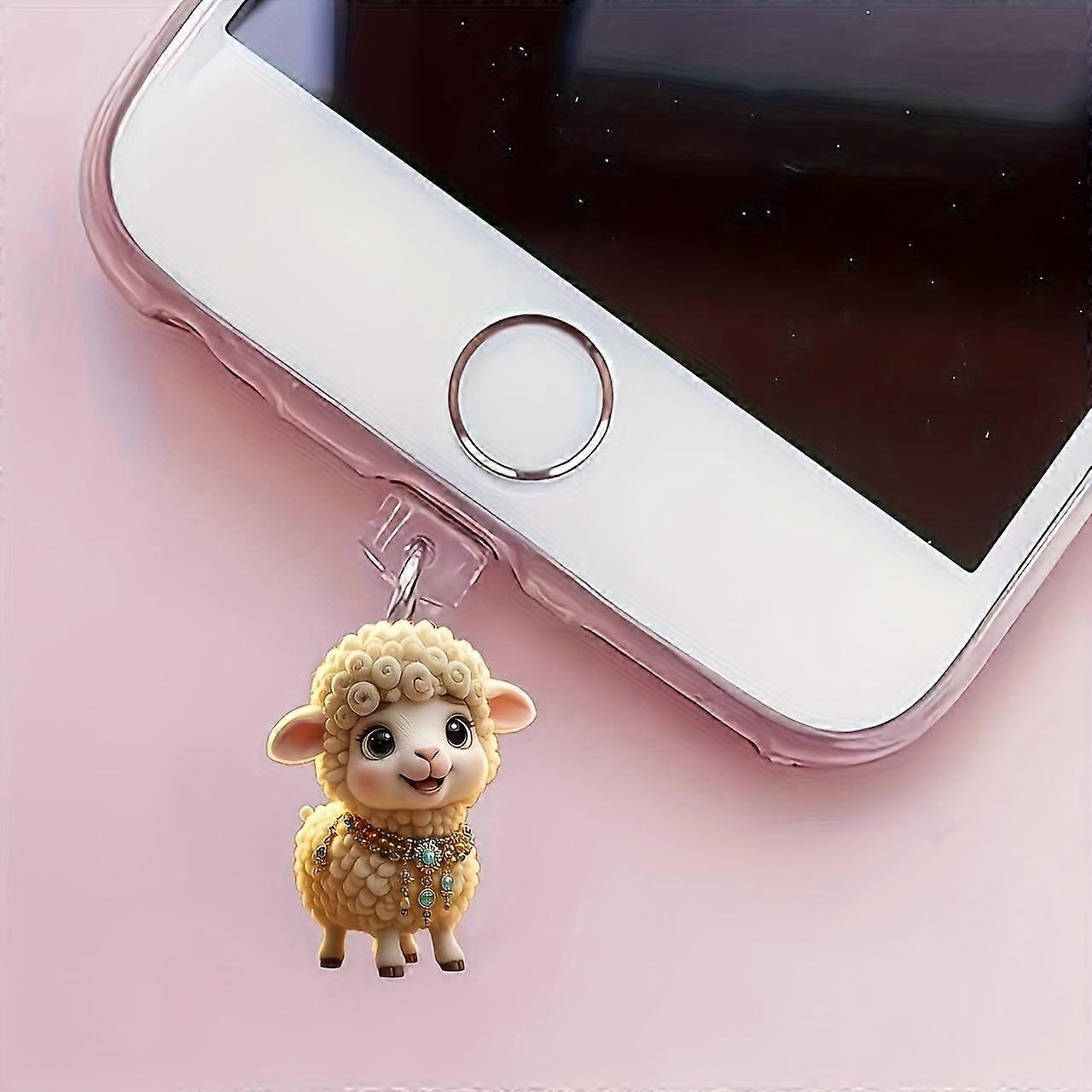 Acrylic Type - C Phone Dust Plug Hanger