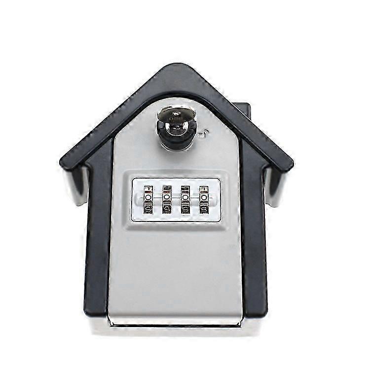 Wall Mounted Key Safe Box with Digital Code & Emergency Keys, Large Key Safe Box