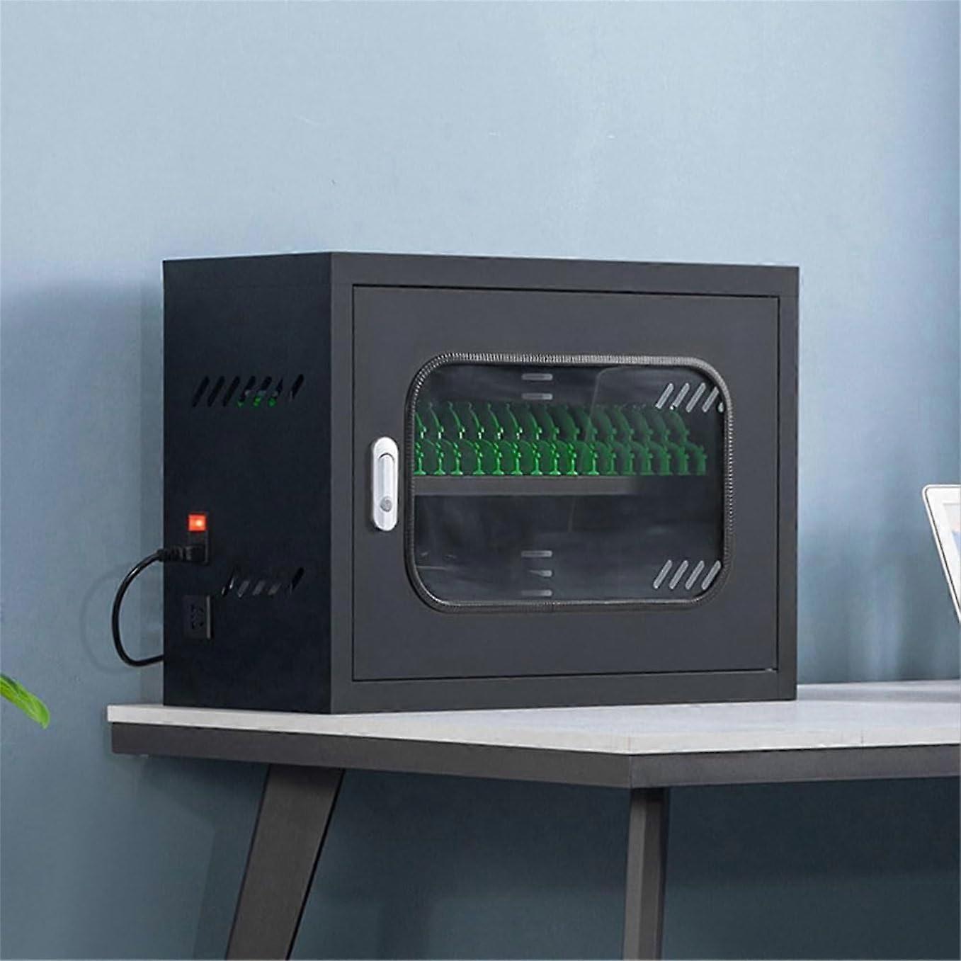 Mobile Phone Charging Locker with Secure Locking Compartments and MultiDevice USB Charging Cabinet