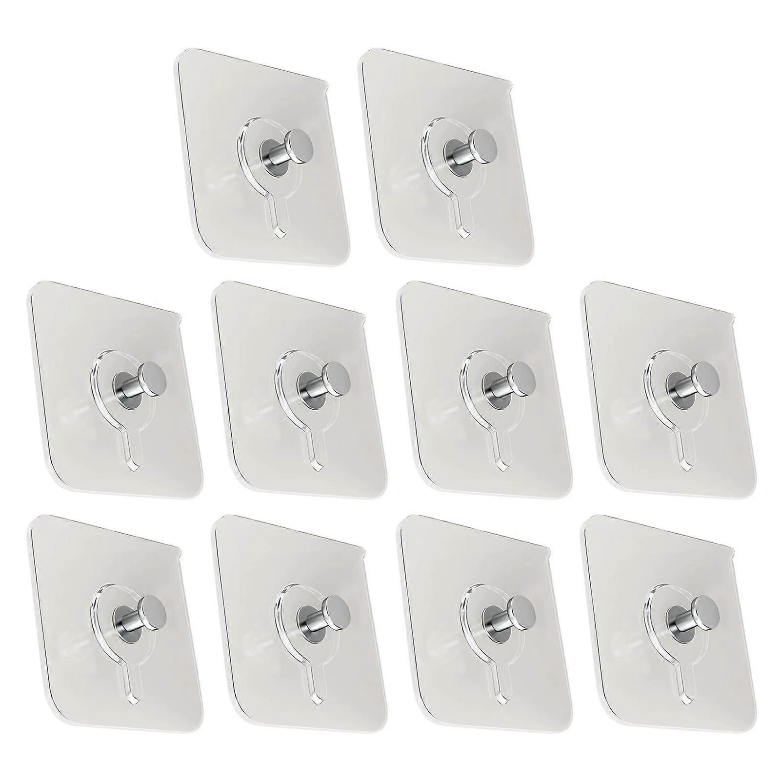 Sticker Screw Wall Hook Secure Easy Wall Mounting for Kitchen Bathroom