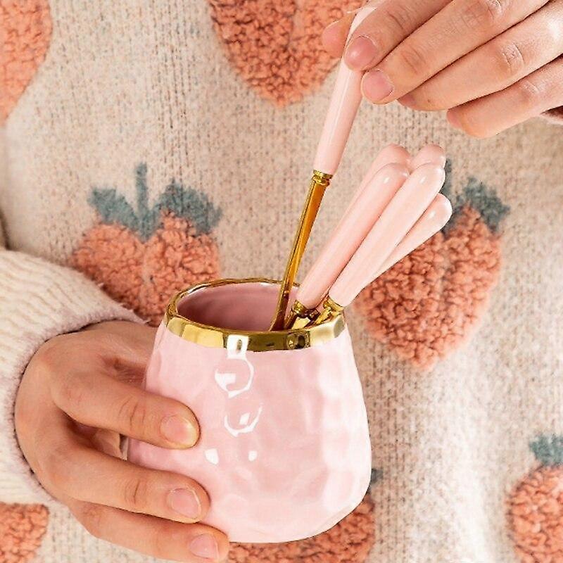 Ceramic Dinnerware Set With Storage Jar Holder Portable Ableware Set Spoon Fork Cutlery Set Table Dinner Tableware Set