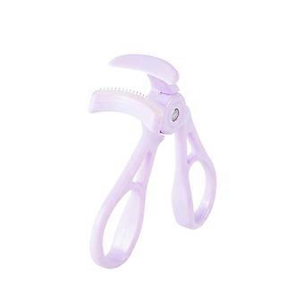 Tragbare Wimpernzange mit einem Clip, breiter Winkel, partielle Wimpernzange mit Kammzähnen / Gummi, schnelles, natürliches Wimpernwachstum, langanhaltend
