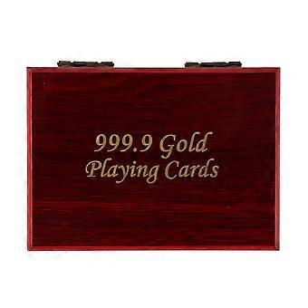 Poker Wooden Storage Box for Storage Use Durable Vintage Brown Case