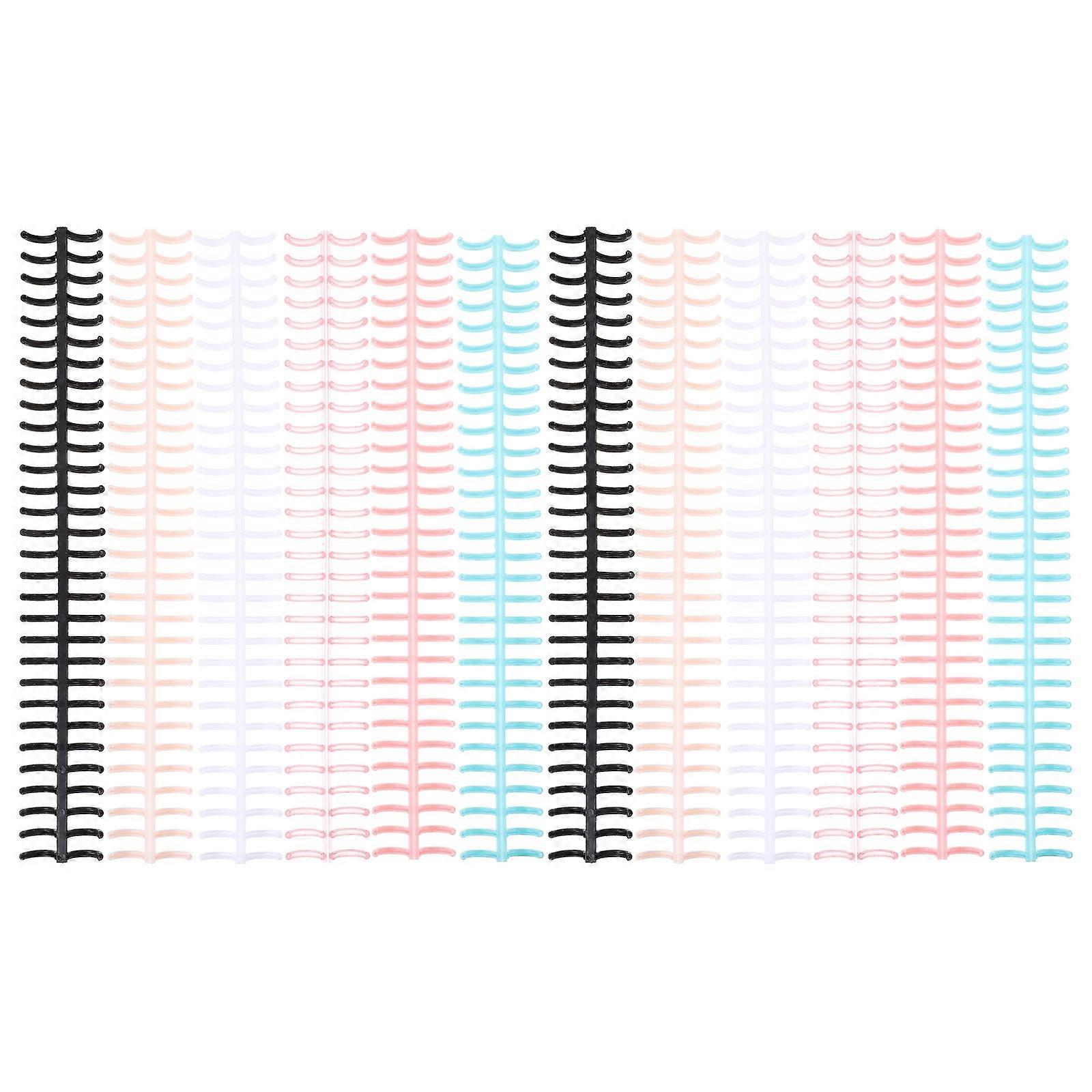 Office Use Binding Coils Plastic Notebook Spirals 12Pcs Spiral Bindings