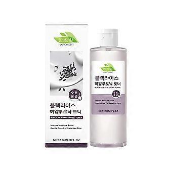 Black Rice Hyaluronic Toner, Rice Toner für das Gesicht, feuchtigkeitsspendender Toner zur Glättung der Haut, verfeinert die Poren, ölt Kontrolle und Gleichgewicht, reduziert Falten und gleicht Falten aus