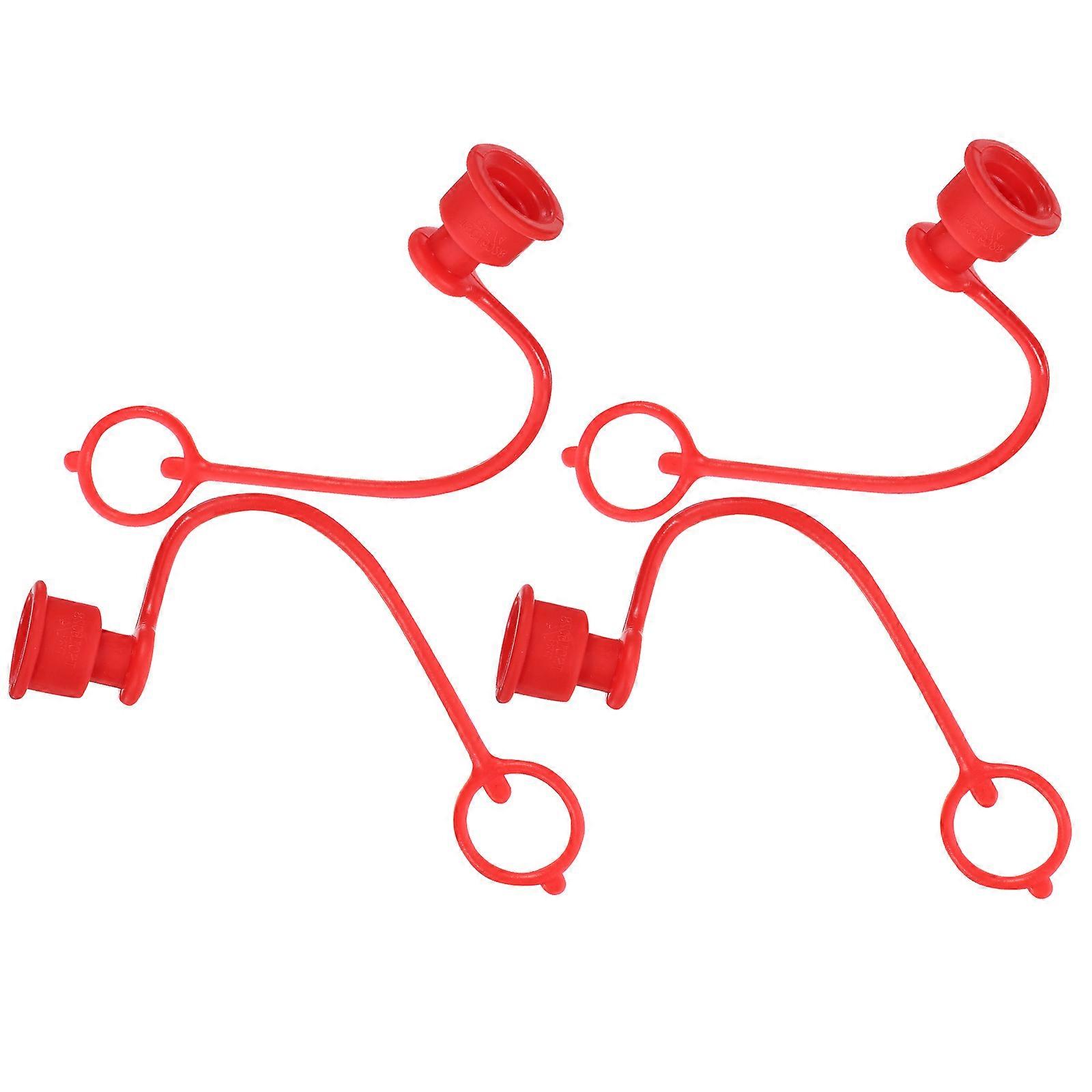 Hydraulic Quick Coupling Covers for Connector Storage 4Pcs Pack