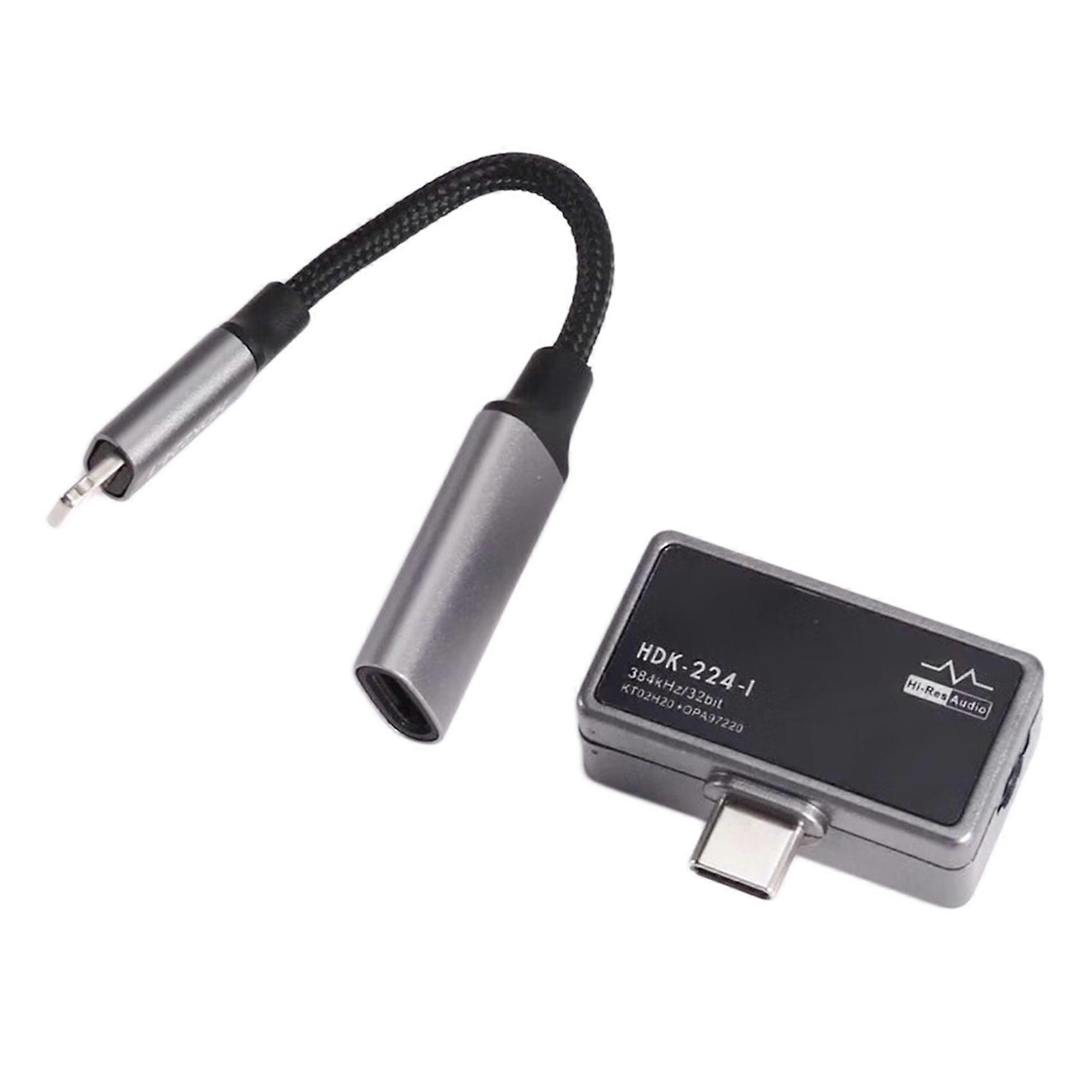 HDK-224-1DAC Portable Decoding Amplifier with Type-C Portable DAC/Amplifier HiFi Lossless Audio Decoder