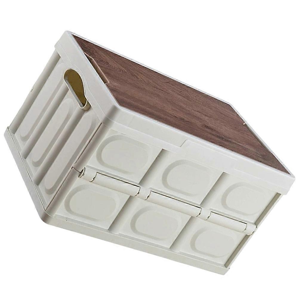 Lidded Storage Bin Folding Utility Box for Storage Use