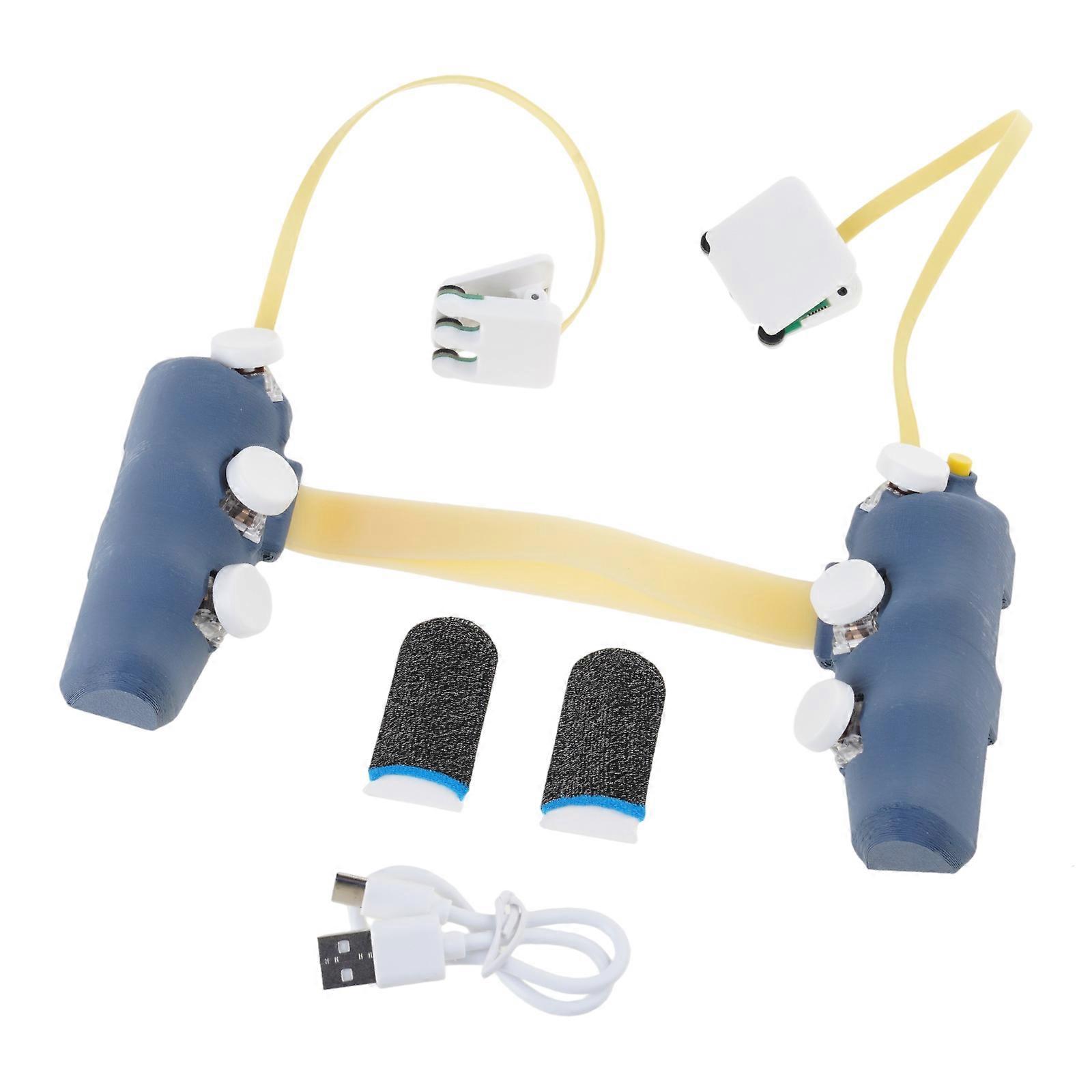 Wireless 6 Button Game Controller For Tablet Continuous Press Function And Adjustable Sensitivity Multicolor