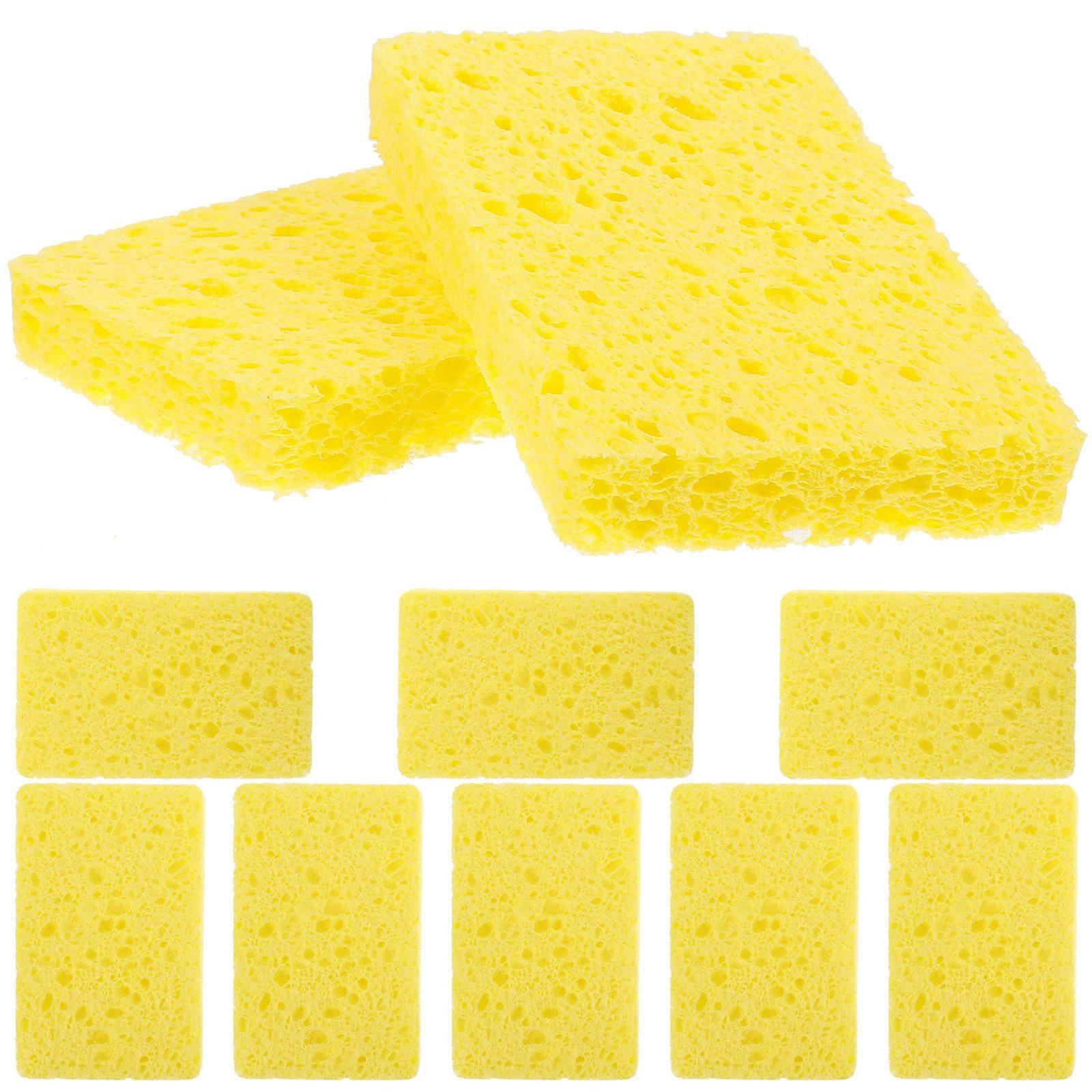 10pcs Reusable Sponge Kitchen Dish Sponge Multi-functional Cleaning Sponge Washing Sponge