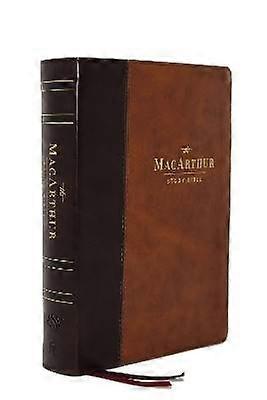 ESV MacArthur Study Bible Brown Leathersoft