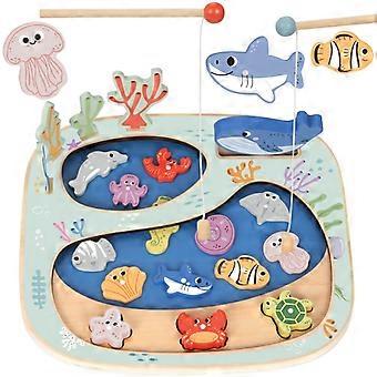 TOOKY TOY Fånga en Fisk Skicklighetsspel Montessori Pussel