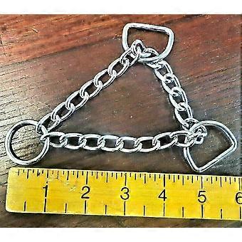 3X Martingale /Half Check Chains Chrome Plated 28mm Ds + 20mm O ring 3mm Chain*