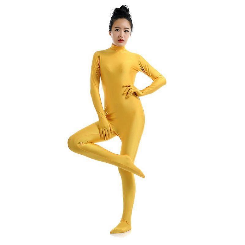 Halloween Women's Solid Color Full Body Leotard Jumpsuits