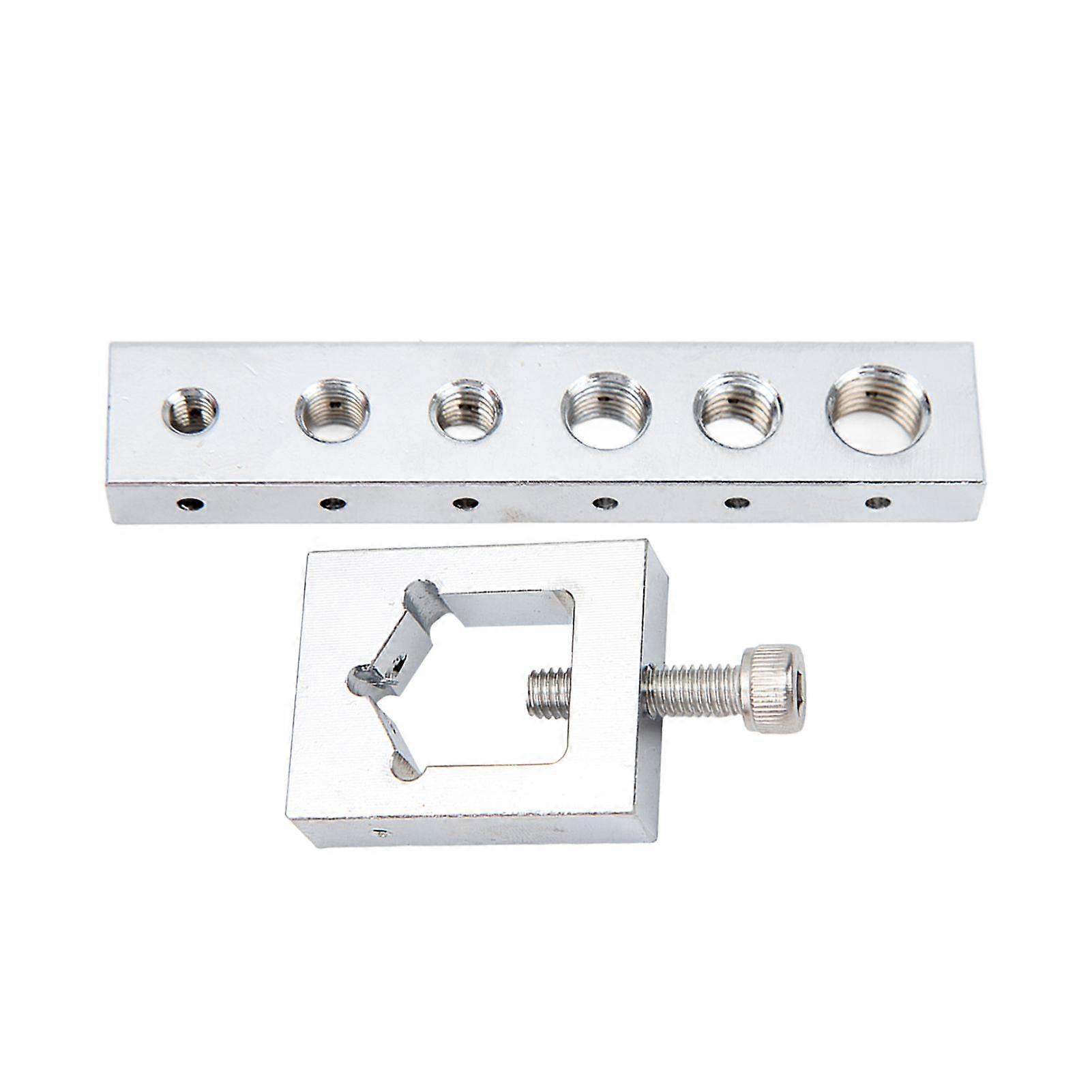 Metal Drill Jig for Safety Wire Locking, Cross Drilling Bolts and Nuts