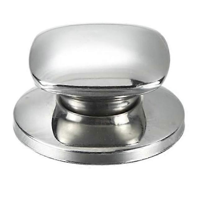 Silver colored replacement button for lid pan etc