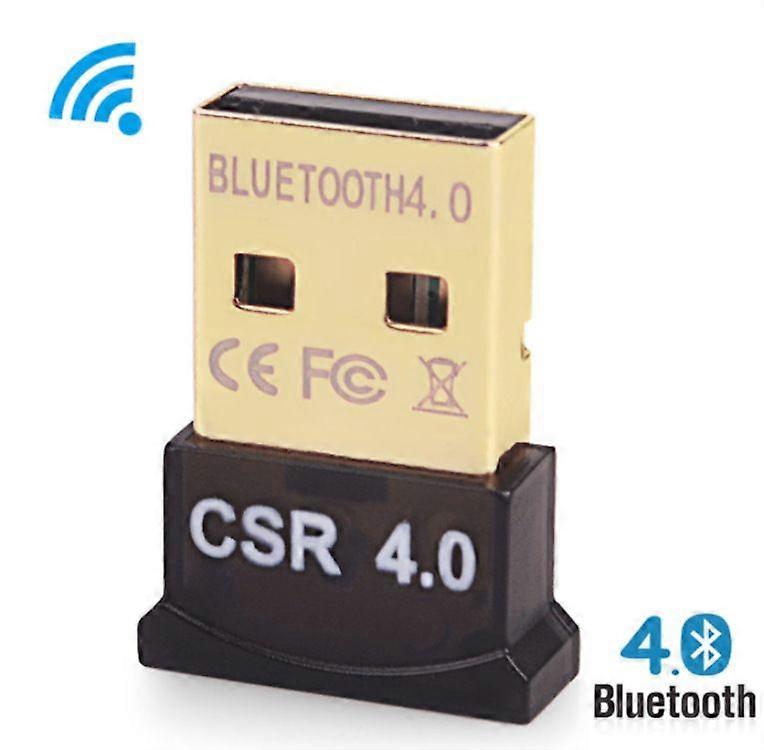 USB Bluetooth Adapter for PC(UB400), 4.0 Bluetooth Dongle Receiver Support Windows 10/8.1/8/7/XP