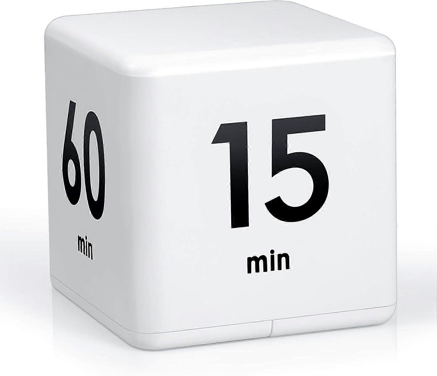 2 pcs Cube Timers Cube Kitchen Timer Gravity Sensor Flip Timer Cube Countdown Timer 2.6 Inch Kids Timer Square Workout Timer Exercise Timer Game Timer