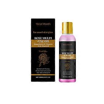 West Month Moisturizing Care Essential Oil, Brightening Skin Care Moisturizing Multi-Effect Soothing Facial Moisturizing Massage Essential Oil