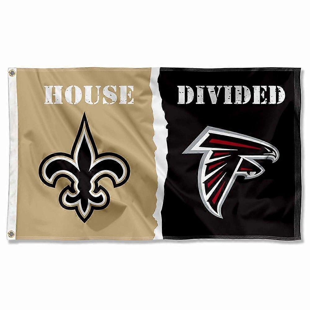 Divided Flag - Saints vs Falcons QY0772