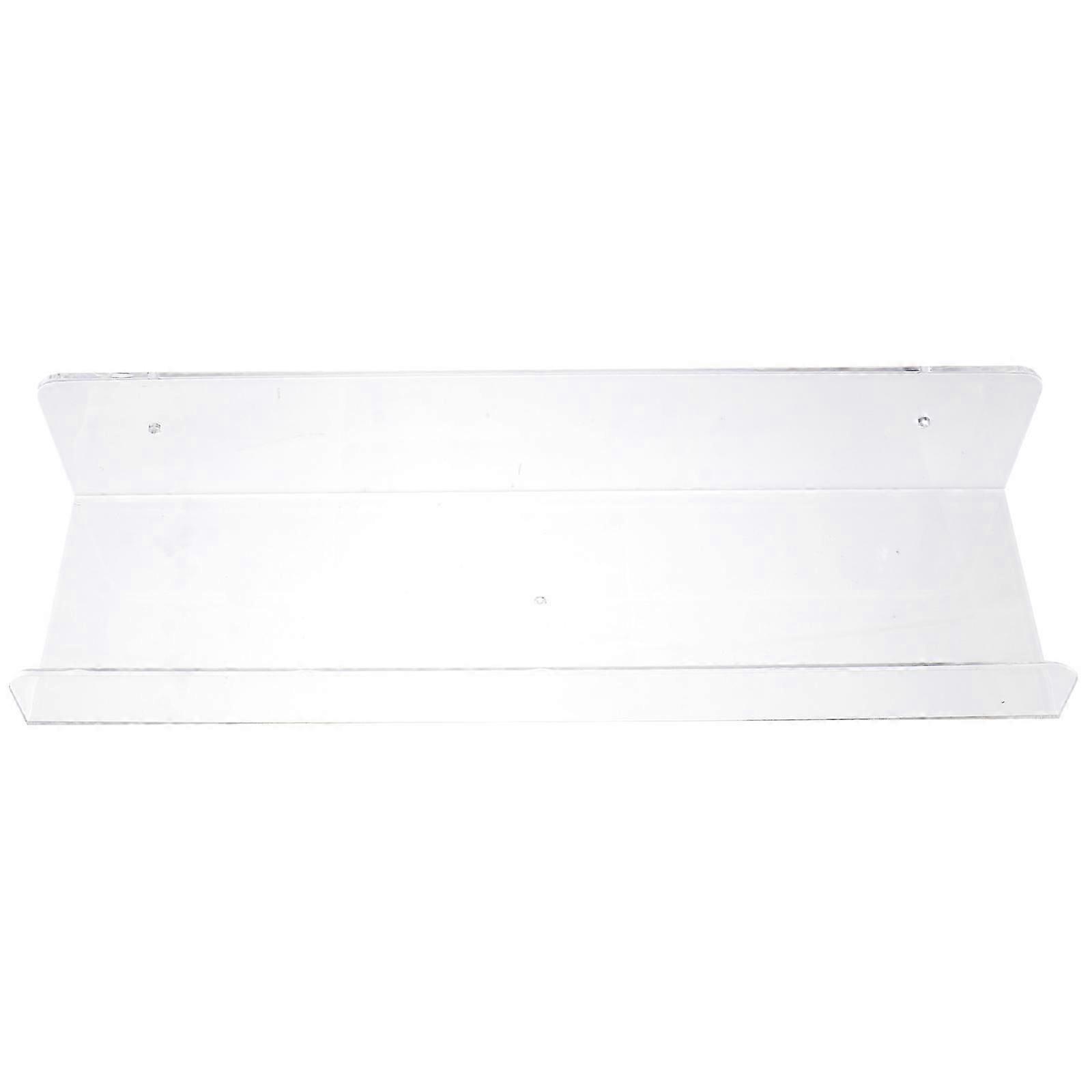 Transparent Acrylic Wall Shelf Wall Mounted Storage Rack for Kitchen