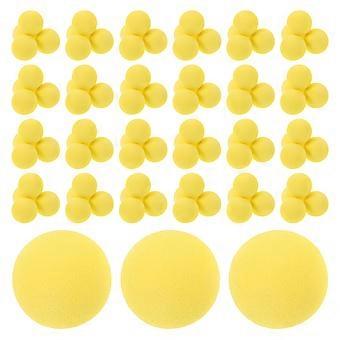 100pcs Soft Foam Balls: Toy Blaster Launcher Refills - 3cm(1.18inch) Mini Volleyball Game Refill - Lightweight Sponge Ball Bullets For Sports