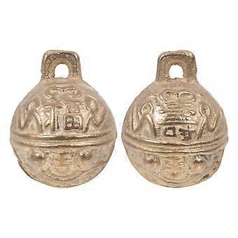 Pet Bells Copper Bells for Decoration 2Pcs Portable Durable Dog Accessories