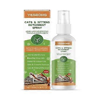 Cat Deterrent Spray - Natural No Scratch Spray for Cats to Anti Scratching Marking Furniture Garden, Keep Cats Off Furniture, No Trace, Training & Beh
