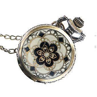 1Pc Quarz Taschenuhr Vintage Taschenuhr Tragbare Uhr für Mann Frauen