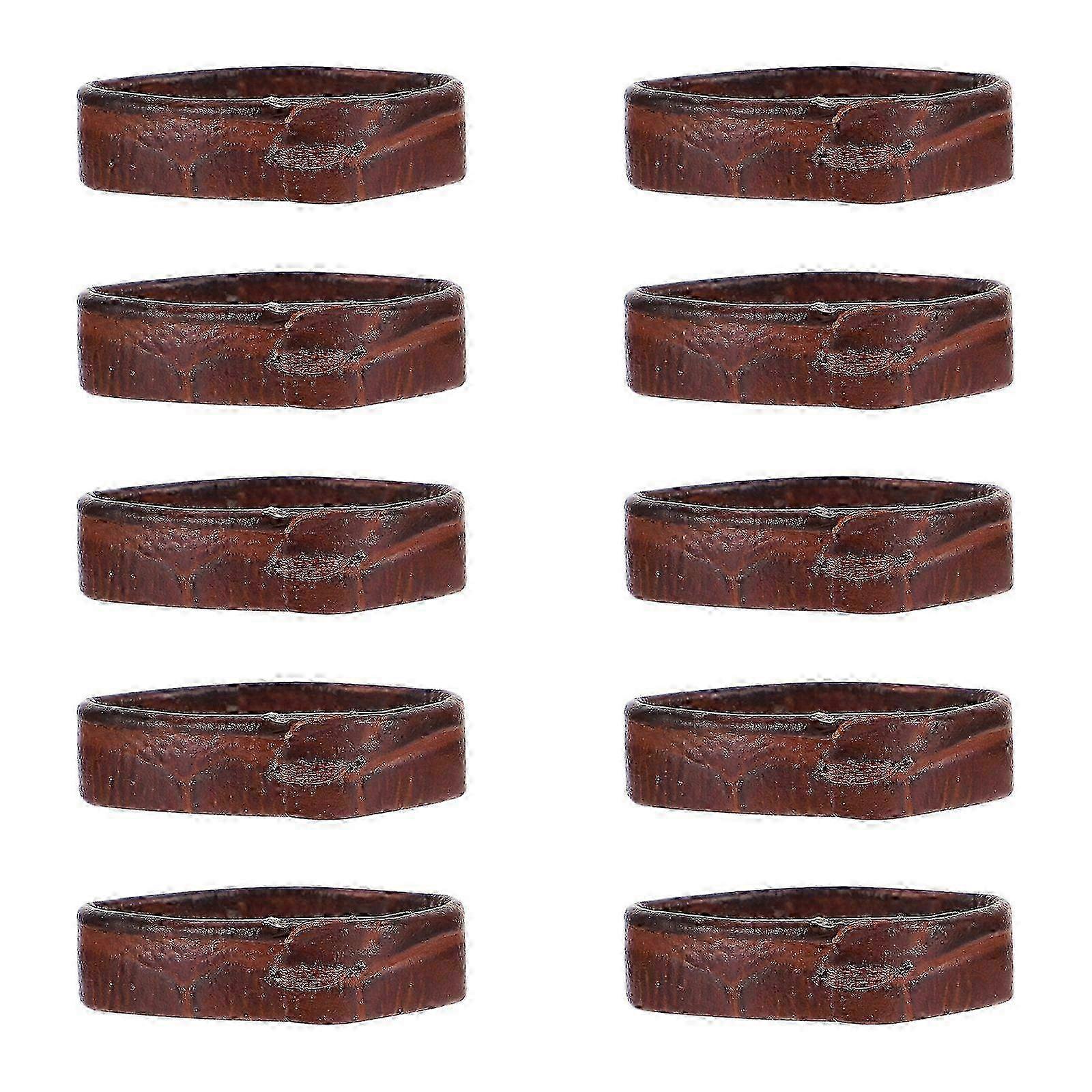 10Pcs Leather Watch Strap Loop Replacement Watchband Loop Watch Band Supple Loop