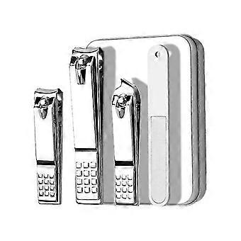 1 Set Nail Clipper Flat Design Labor-saving Easy to Operate Strong Construction Toe Nail Clipper Manicure Tool