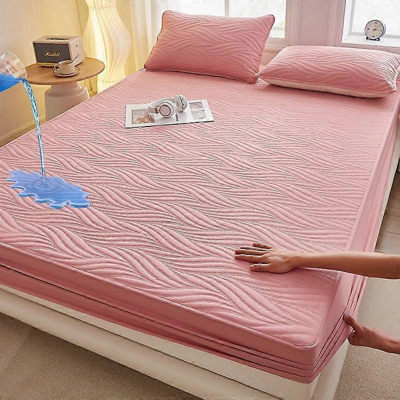 Willow Leaf Textured Waterproof Mattress Protector