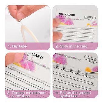 Stored Flower Cards 10Pcs False Eyelashes Storage Cards for Makeup Use