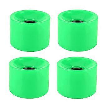 PUENTE 4stk sæt 70 * 51mm overlegen kvalitet PU skateboard hjul langt bord hjul (grøn)