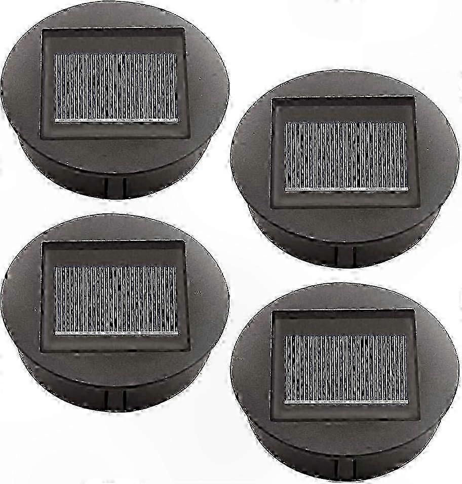 4-Pack LED Solar Ceiling Light Replacements with Solar Panels
